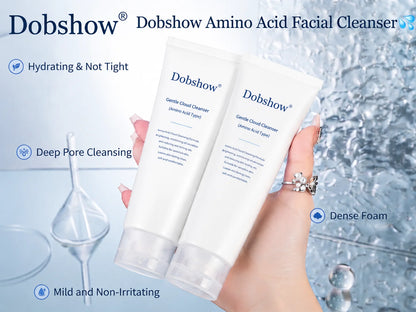 Dobshow® Amino Acid Face Wash – Gentle Cleanser for Oily Skin, Non-Stripping