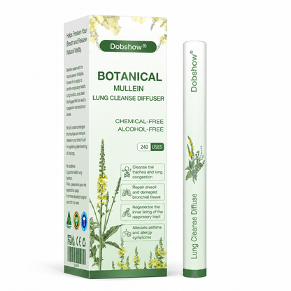 US👨‍⚕️✅ Dobshow® Botanical Mullein Lung Cleanse Diffuser 🌿(🫁Cough, Pharyngitis, shortness of breath, sputum, stuffy nose, bronchitis, bronchitis, allergy symptoms, lung discomfort💝)