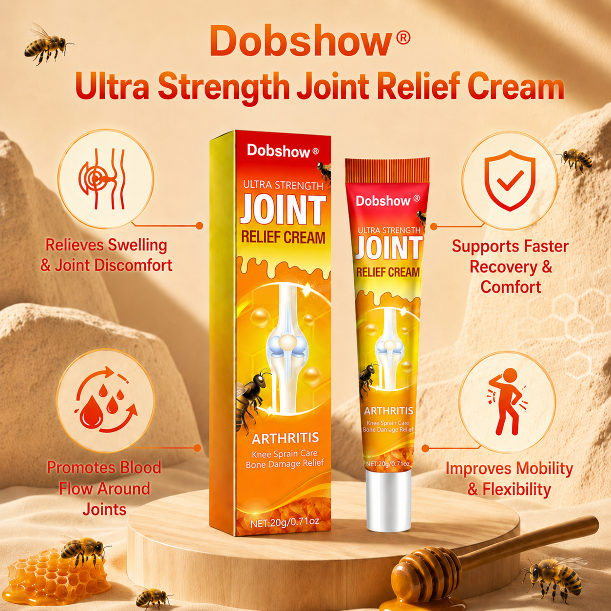 Dobshow® Ultra Strength Joint Relief Cream