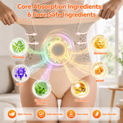 Dobshow®Moringa & Berberine 4-In-1 Micro-Particle Sculpting & Fat-Burn Shorts