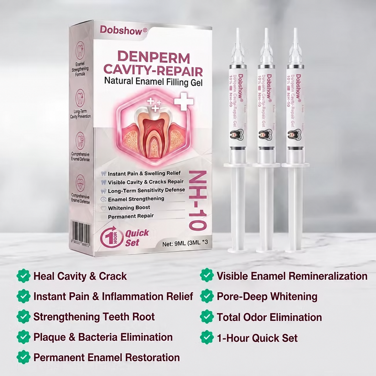 Dobshow® 🦷 DenPerm Cavity-Repair Advanced Enamel Filling Gel