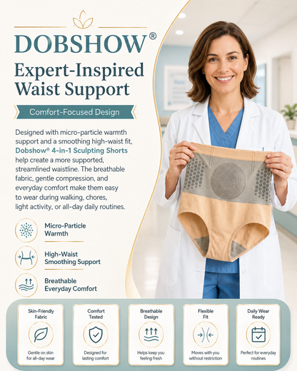 Dobshow®Moringa & Berberine 4-In-1 Micro-Particle Sculpting & Fat-Burn Shorts