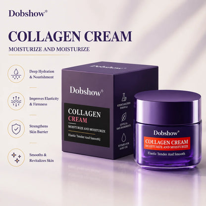 Dobshow®Collagen Firming Cream – Hydrating Face Moisturizer for Smooth Skin