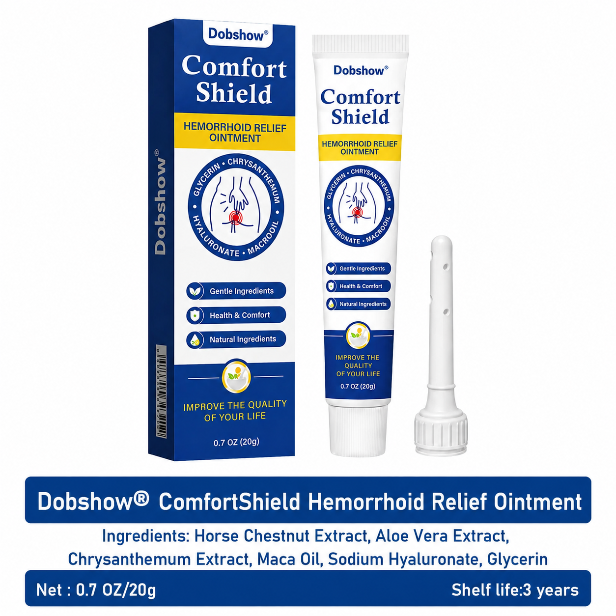 Dobshow® ComfortShield Hemorrhoid Relief Ointment