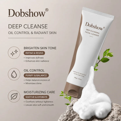 Dobshow®Amino Acid Face Wash - Gentle Foaming Cleanser for Oil Control & Hydration, 100g