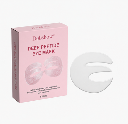 ✅ End Tired-Looking Eyes | Dobshow® Deep Peptide Collagen Eye Mask - ⚡ 30-Min Eye Refresh, Smoother-Looking Skin