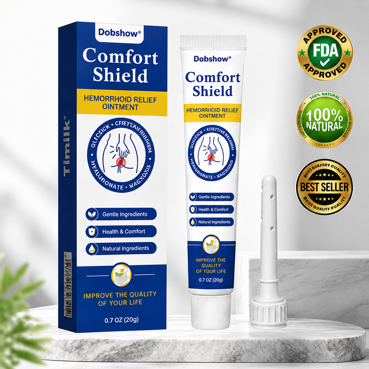 Dobshow® ComfortShield Hemorrhoid Relief Ointment