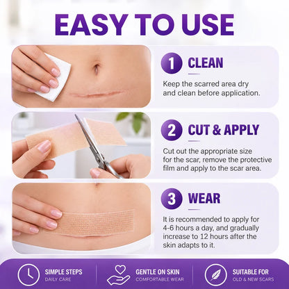✅Dobshow®Hyaluronic Acid Nano Microneedle Repair Tape for Surgical, C-Section, Raised & Stubborn Scars🏉